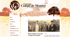 Desktop Screenshot of caceriascampodemontiel.com